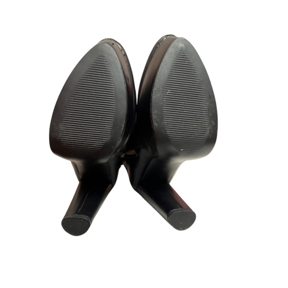 Shoe Dazzle || Black 6" Boots w/side Zipper || SIZE: 7.5 || - Picture 3 of 8